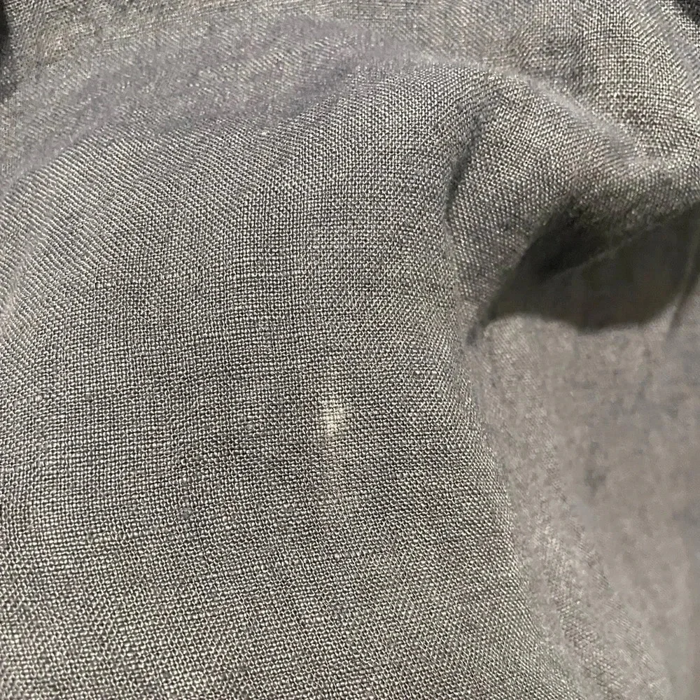 NWT Lina Tomei 100% linen dress with beaded neckline, size small - Picture 8 of 13